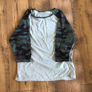Orangetheory camo half length sleeve T-shirt